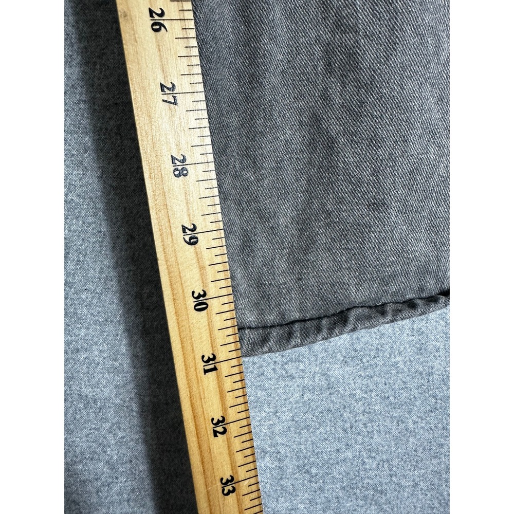 Super Baggy Wide Leg Cargo Jeans Mens 32x31 Faded Grey Streetwear Denim - Picture 8 of 10